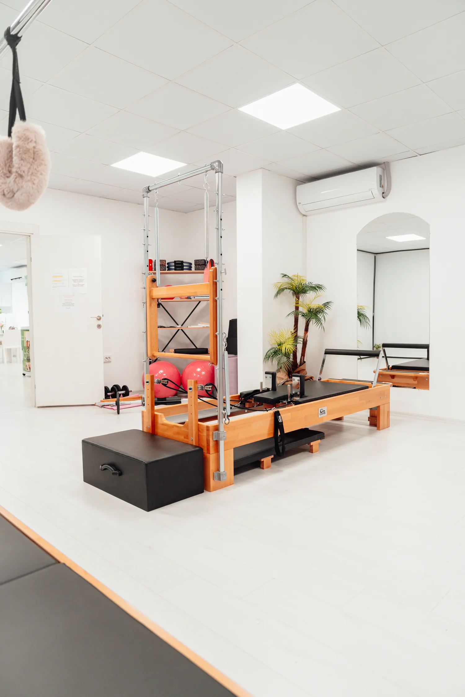 A rehabilitation and physiotherapy gym with equipment